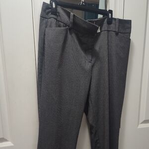 New York & Company Men's Black and White Patterned Dress Pants